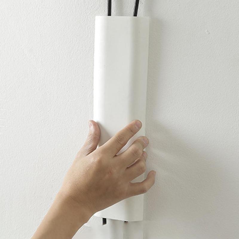30cm Self-adhesive Raceway wall Cord Duct Cover cable duct Ties Fixer Fastener Holder for cable organizer Storage clip