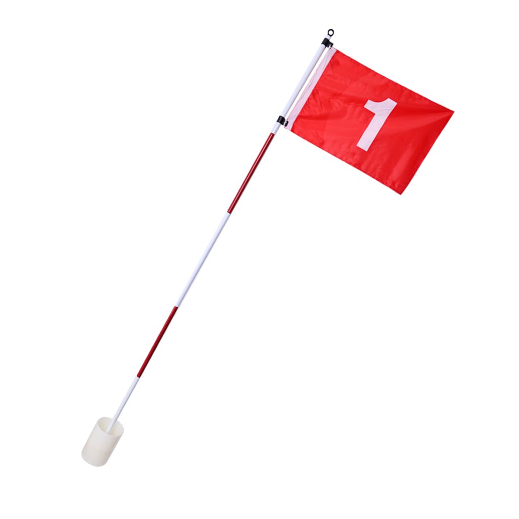 Portable Backyard Practice Golf Flagstick Hole Pole Flag Cup Stick Putting Green Chipping