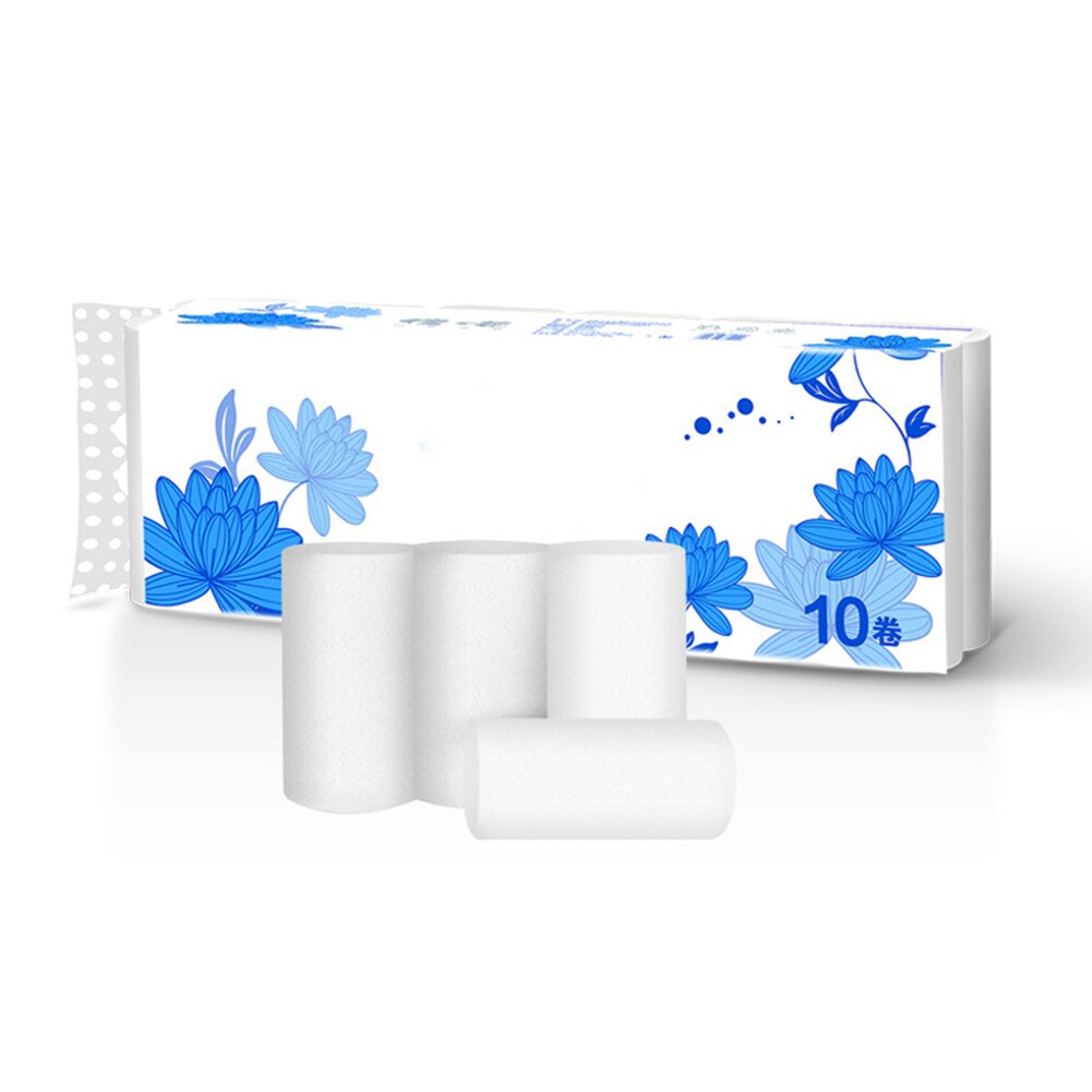 Papel higiénico de 4 capas, 12 rollos, suave, respetuoso con la piel para el Hogar, baño, Hotel, KG66
