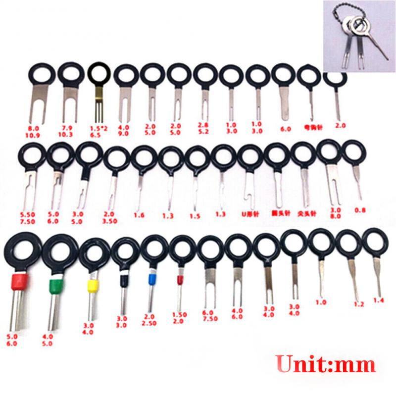 Car Plug 26/36/41/59x Terminal Removal Tool Set Terminal Pin Retractor Pick Needle Harness Terminal Pick Needle Retractor
