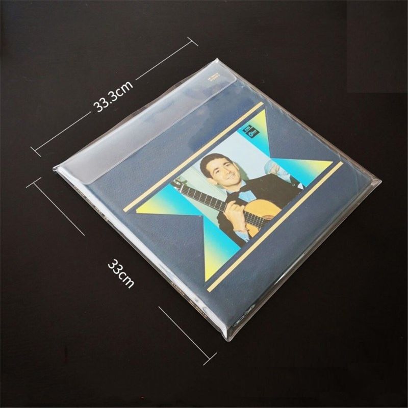 Funda protectora para discos de vinilo LP de 12 pulgadas, funda gruesa de PVC, accesorio para discos de vinilo, 5 unids/bolsa