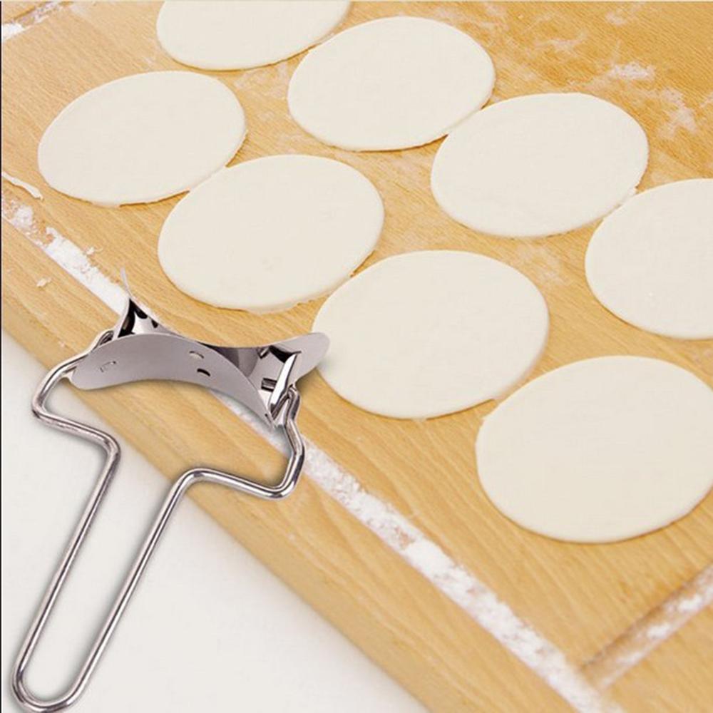 Rvs Cutter Dumplings Deeg Druk Wrapper Skin Cutter Maker Mold Pie Ravioli Koken Pastry Tool Keuken Gadgets