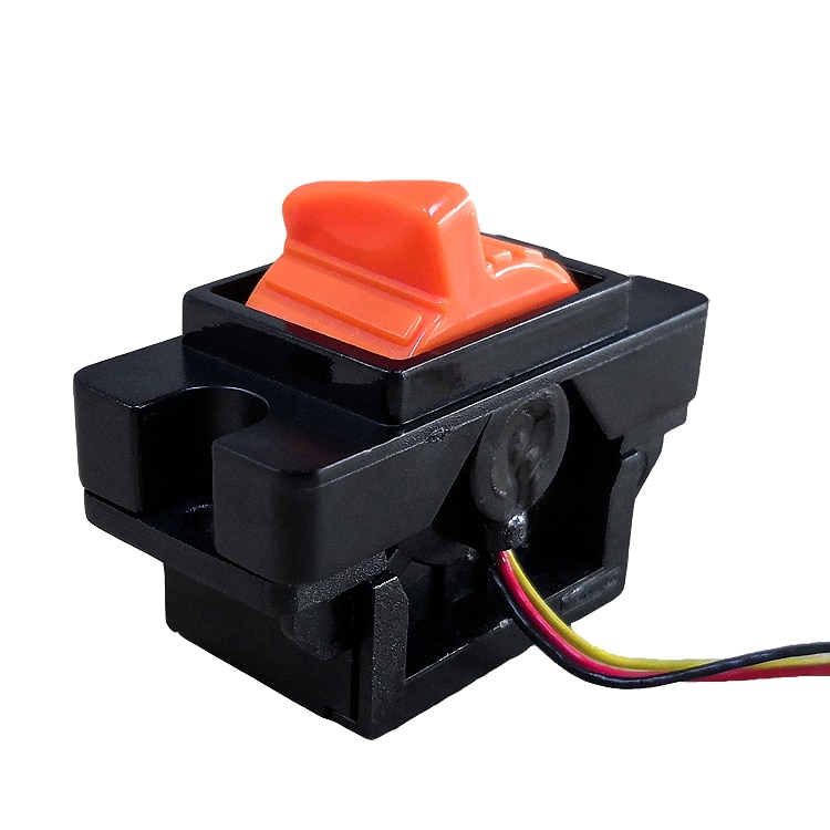 Joystick de Hall à poignée industrielle, manette à molette, tige de poussée à axe unique pour Hall, télécommande d'ingénierie AA