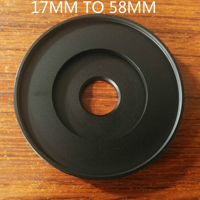 Universal 17MM to 52MM 37MM 58MM to 17MM Phone Camera Lens Filter Adapter Ring Video Rig Lens Adapter for NISI ZOMEI KASE Filter: 17mm to 58mm