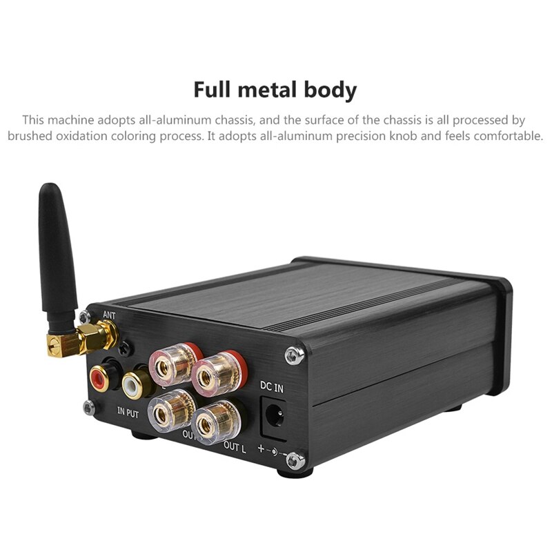 Mini Tpa3116 Bluetooth 5.0 Amplifier Stereo Class D Hifi Digital Power Amplifier Amp 50Wx2 Dac Pcm5100 Home Sound Theater