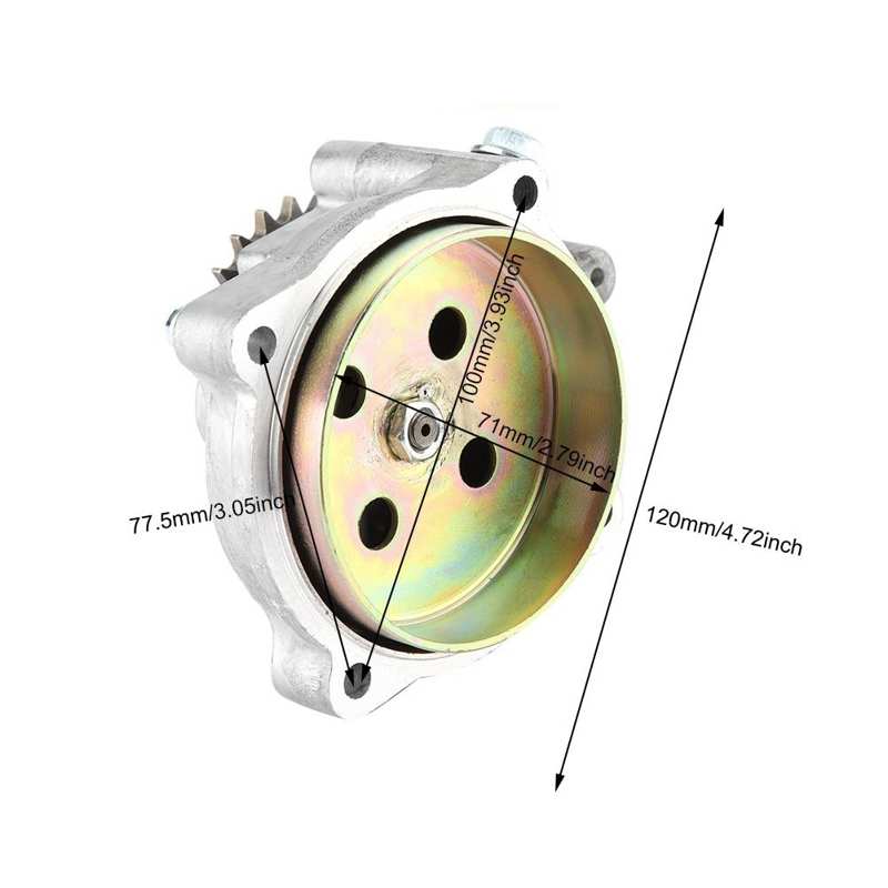 Gear Reduction Transmission Box for 2-STROKE Mini ATV 20T 43-49cc Engine