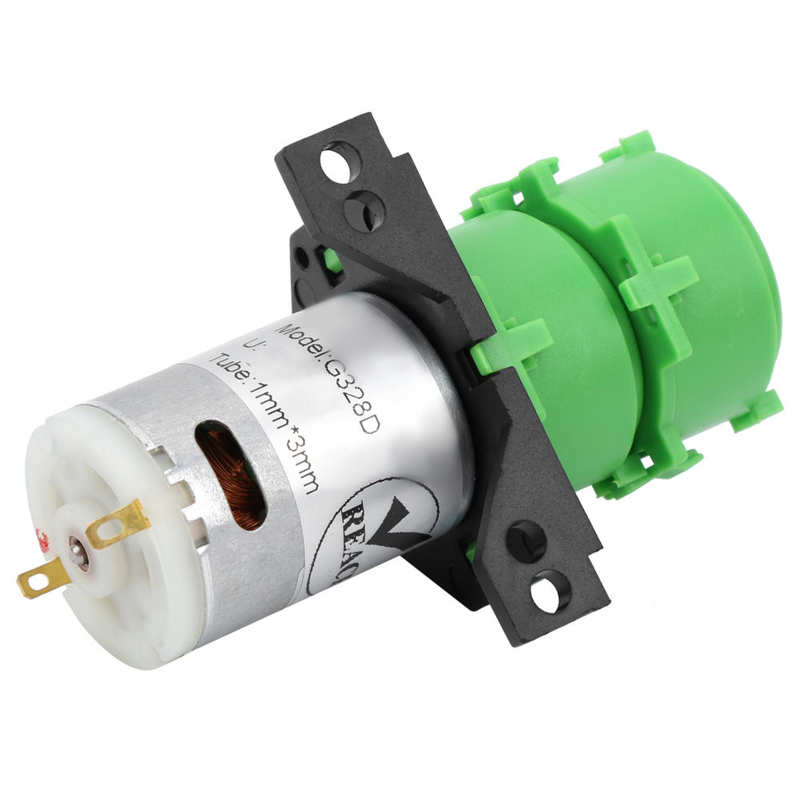 Peristaltic Pump Mini Dual Head Dosing Water Circulating With 1X3mm For Viscous Non Viscous Liquid Fish Tank Pump