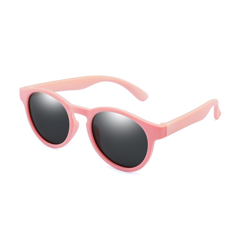Gafas de sol polarizadas de goma niños TR90 niños niñas espejo Polaroid gafas de sol gafas de seguridad de silicona para niños bebé UV400