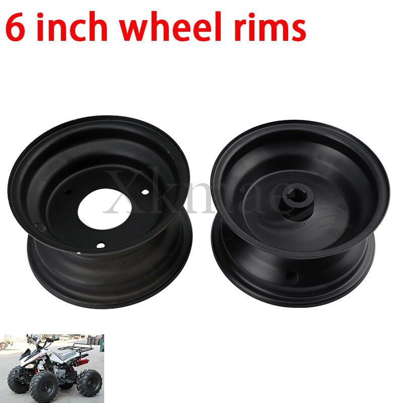 6 inch ATV four-wheel rims suitable for GO Kart Golf Off-road Vehicle Drift Tricycle Off-road 4 Wheeler