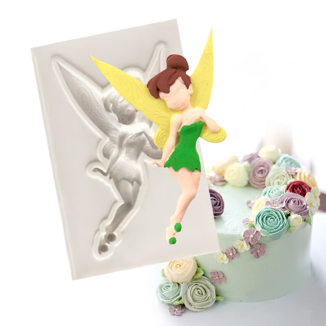 Druiven Fruit Siliconen Mal 3d Craft Zeep Mallen Fondant Taart Decor Mallen Chocolade Snoep Gumpaste Klei Mallen: Fairy