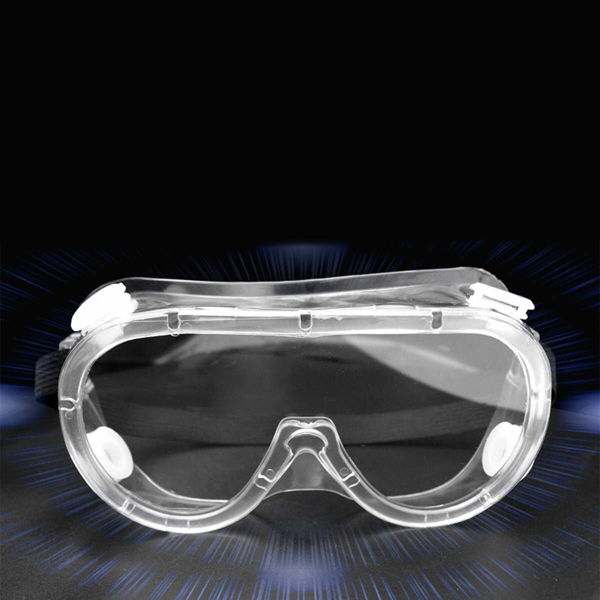 Safety Protective Goggles Eye Mask Transparent Lens Goggles Anti-Fog UV Light Splash Goggles Onion Goggles Tear Free