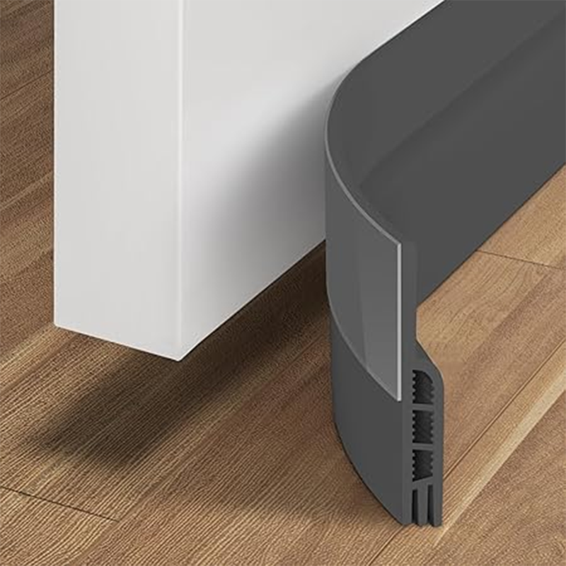 Door Draft Stopper Under Door Draft Blocker Insulator Door Sweep Weather Stripping Noise Stopper Strong Adhesive: SKY BLUE