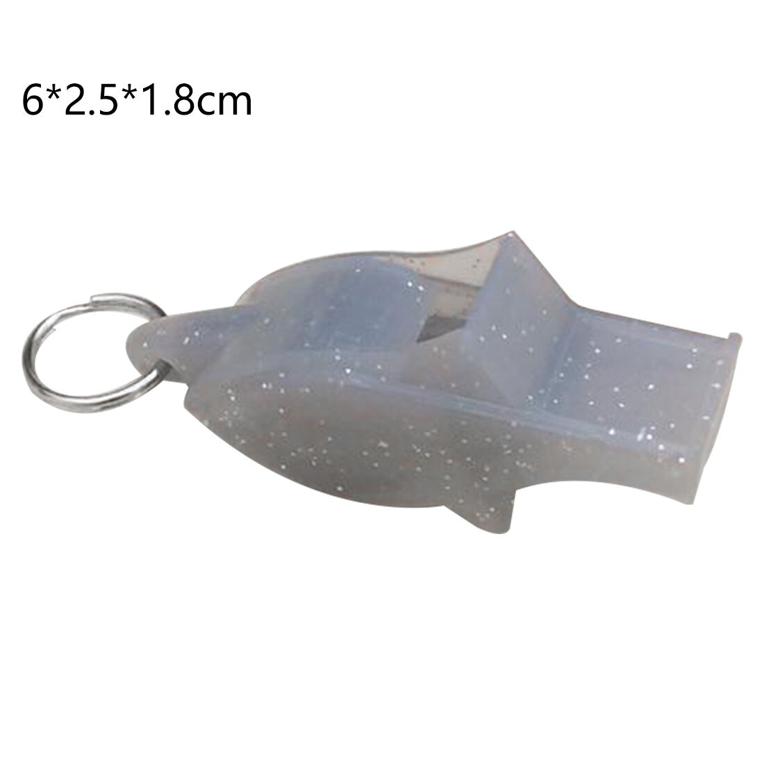 Silbato de plástico para fútbol, baloncesto, Hockey, béisbol, árbitro deportivo silbato de acampada, supervivencia con cordón, 1 Uds.: Grey