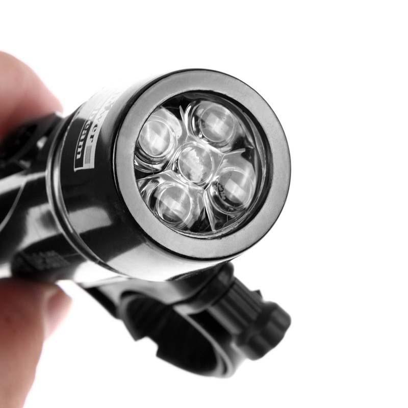 5 Led Waterdichte Power Beam Fiets Front Light Head Light Zaklamp Zaklamp Bicyle Koplamp