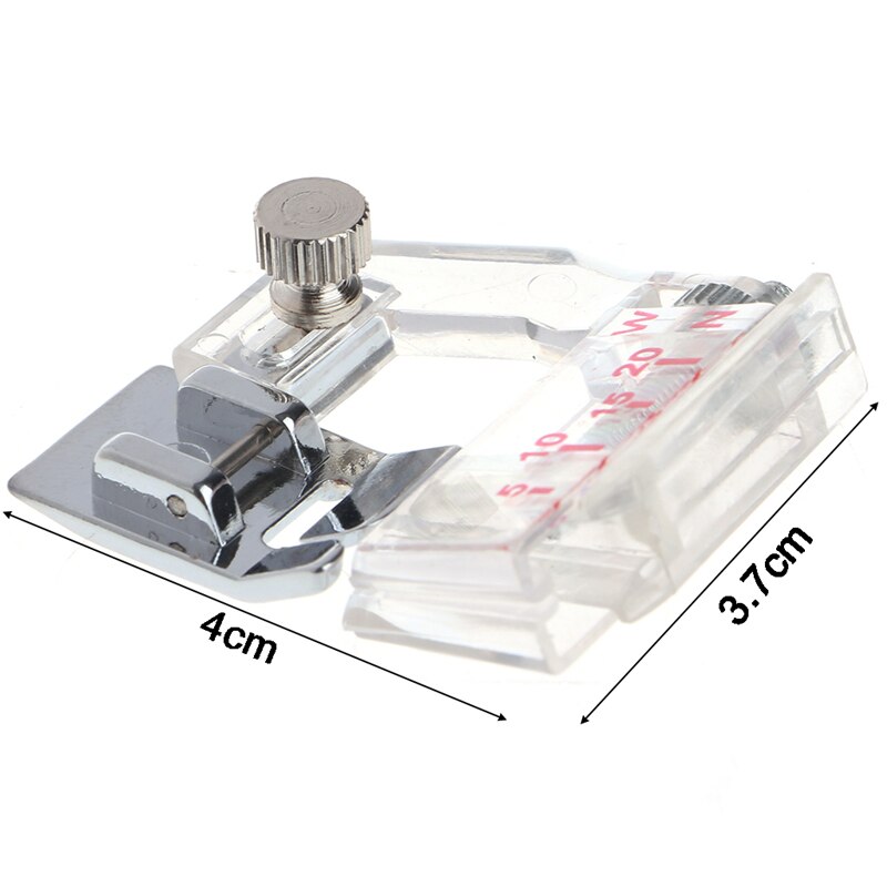 Snap-on Regolabile Bias Binding Binder Presser Piede Per Uso Domestico Macchina Da Cucire