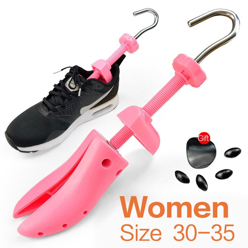 1 PC Expanding Shoes Tree Shoe Support Device For Men And Women Tree High-grade Plastic Shoe Tree Shaper Expander: Pink