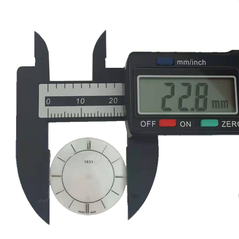 22.8Mm Wijzerplaat Voor T094210A Vrouwen Quartz T094 Horloge Tekst Horloge Accessoires T094210 Reparatie Onderdelen Voor F03.111 Beweging