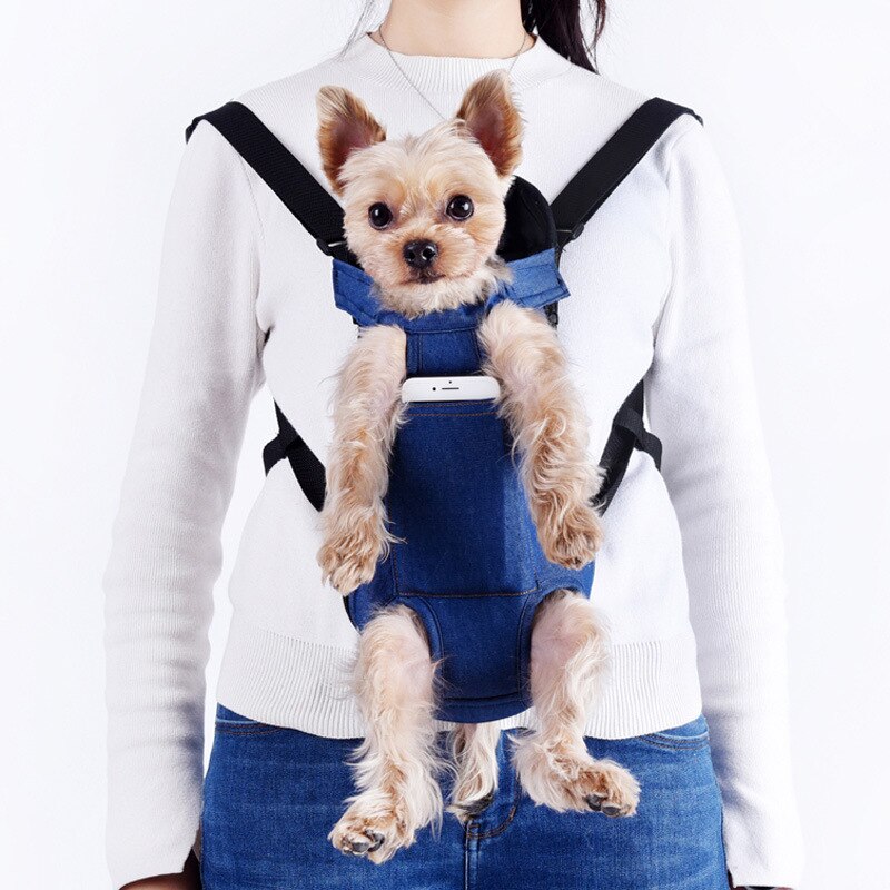 Portable luxe chien accessoires pour animaux de compagnie en plein air chat maille respirant sac à dos chiot voyage sac transporteur sac pour petit chien avec poche