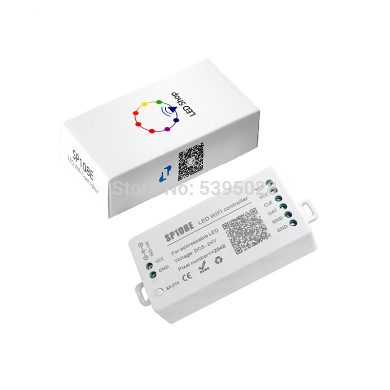 Bluetooth controller Sp105e/106e/107e/108e/110e/501e/601e For RGB RGBWW S2812B WS2811 SK6812 DMX512 Led Strip Pixel lamp dc5-24v