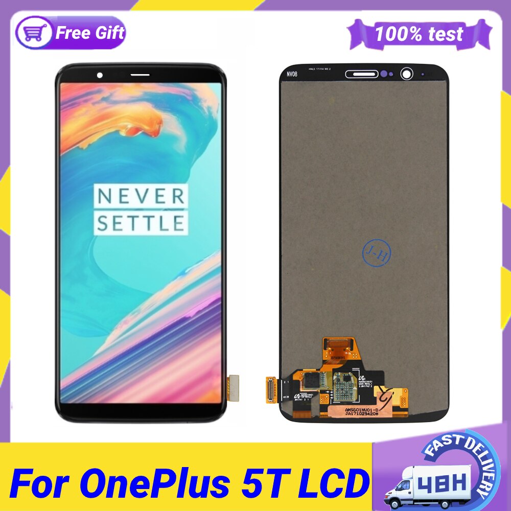 Oryginalny wyświetlacz AMOLED dla Oneplus 3 3T 5 5T 6 6T 7 7T 7pro 7T pro wyświetlacz LCD ekran dotykowy wymiana panelu LCD