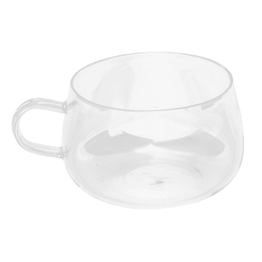 200 Ml Double Wall Borosilicaatglas Cup Mok Cup Clear Hittebestendig Handgemaakte Cup Transparante Glazen Beker Met handvat