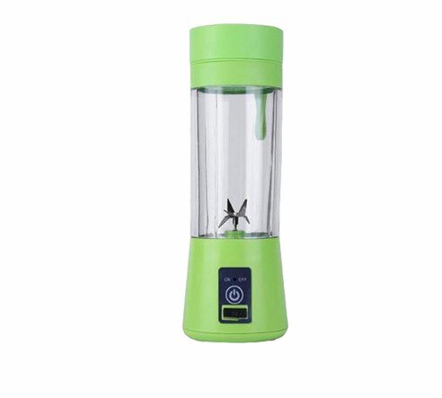 Usb-laddning 6 blad bärbar juicepress juice smoothie smothie maker smoothie blender extractor batidora vara maskinhushåll: Ljusgrön