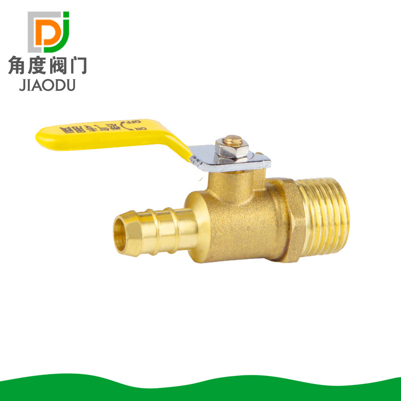 Brass valve copper ball valve outside the wire long handle gas nozzle valve DN15 gas ball valve