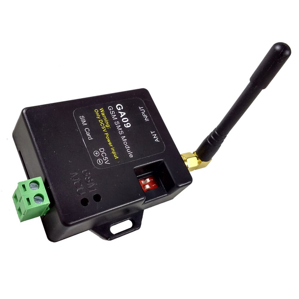 GA09 GSM alerta de 8 canales sensores de ventana SMS Mini alarma Universal inalámbrica llamada de seguridad del hogar puerta remota APP antena módulo