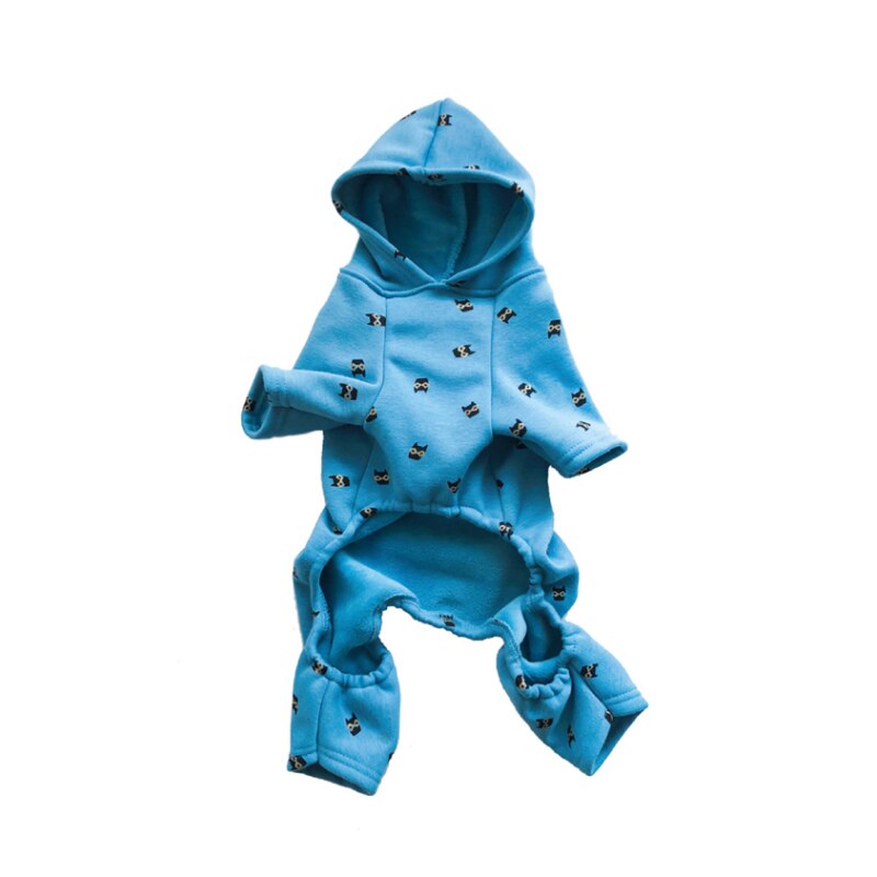 Mops Kleidung Winter Hund Gesamt Französisch Bulldogge Kleidung Overall Yorkie Pudel Bichon Pommerschen Schnauzer Hund Pyjama: XL