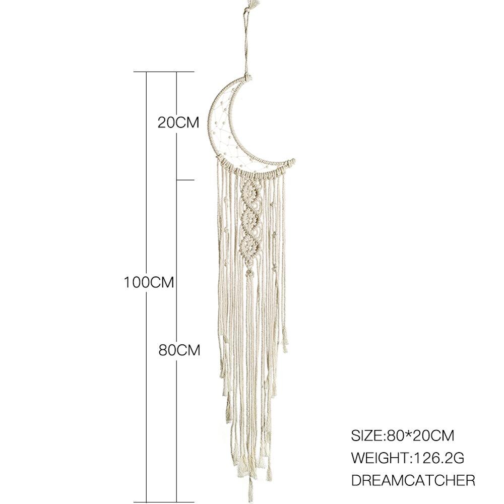 Attrape rêves en macramé, décoration nordique pour chambre, style Boho, décoration murale pour chambre d'enfant: Macrame D7606