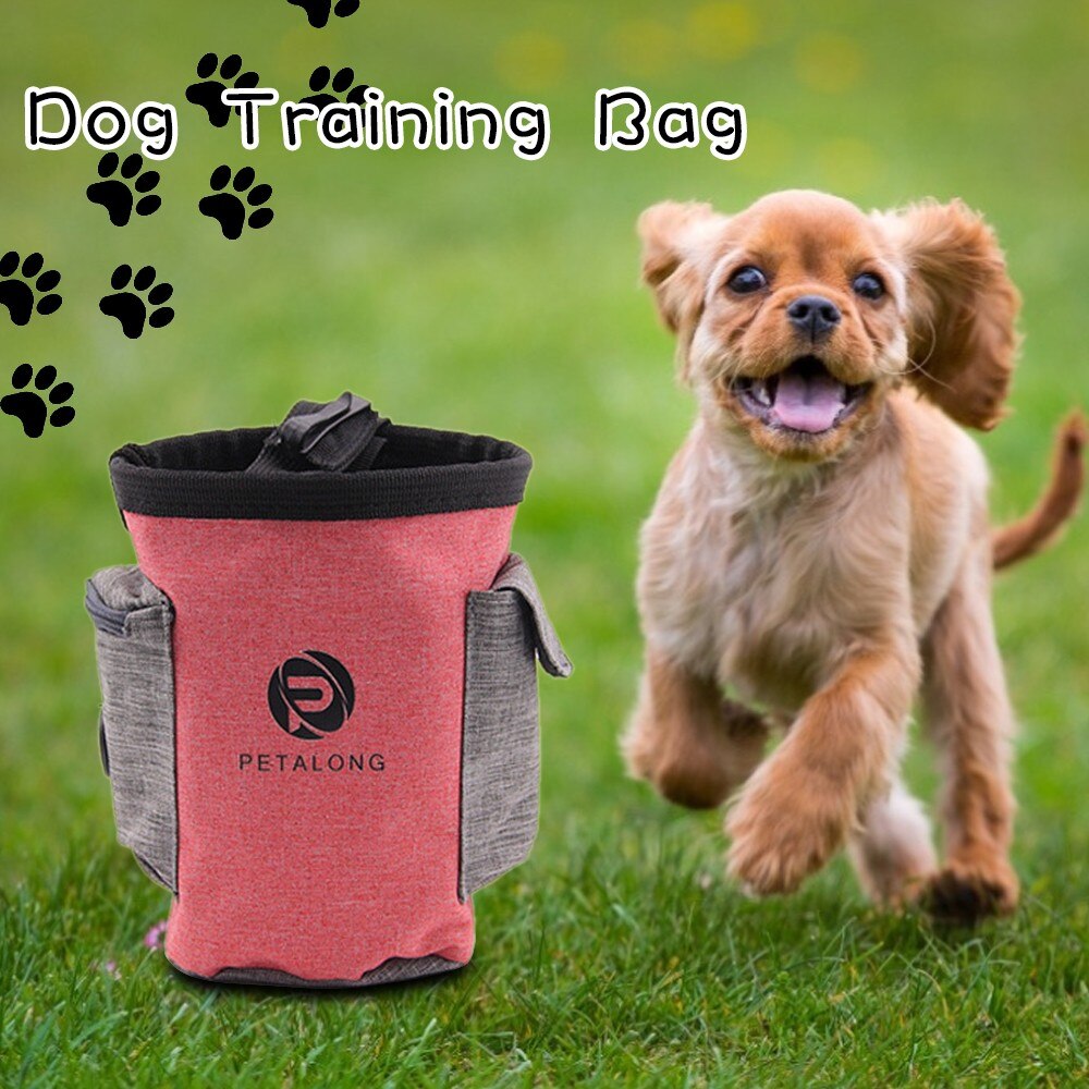 Dog Training Treat Bag Pet Agility Bait Training Bags Reward Waist Bag Detachable Portable Outer Phone Keys Snack Pocket Pounchs