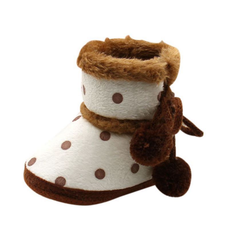 Mocassins pour bébés filles et garçons | Bottes chaudes de pour bébés, antidérapantes, bottes d'hiver à fond souple
