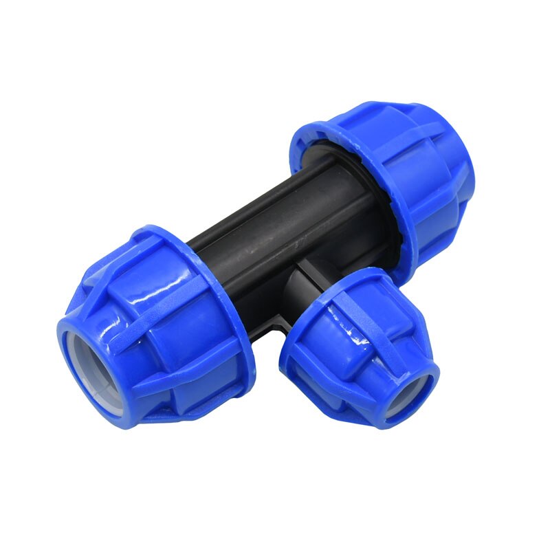 Dn15 dn20 dn25 ppr pvc pe rør tee vann splitter 1/2 3/4 1 tommers vannrør reduserende tee t kobling 1 stk.