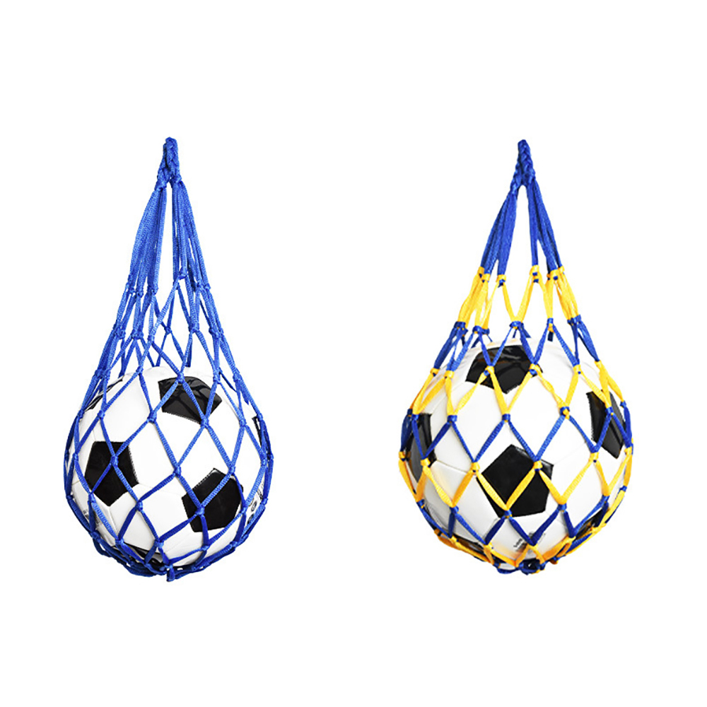 1Pc Voetbal Netto Zak Nylon Bold Opbergtas Enkele Bal Carry Draagbare Apparatuur Outdoor Sport Voetbal Basketbal Volleybal Tas