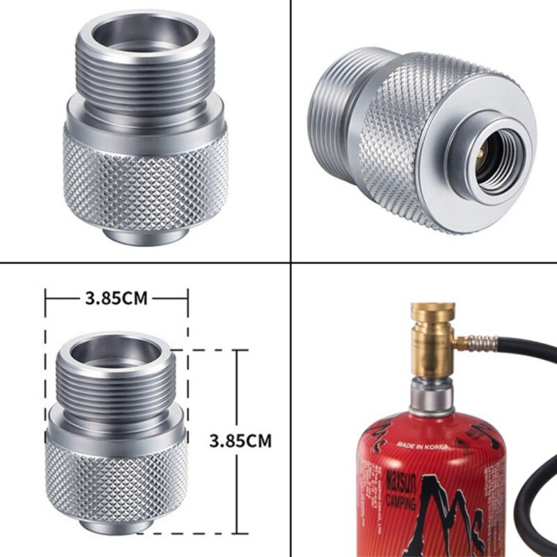 Outdoor Camping Gas Converter Lindal Bus naar Groen Propaan Tank of MAPP Gas Adapter Camping Kachel LPG Braze