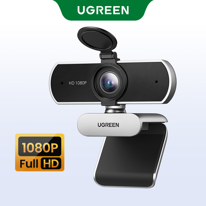 Webcam ugreen 4k fhd 1080p per pc, messa a fuoco automatica pdaf, microfoni ai con cancellazione 8mp rumore, webcam per zoom/teams/google meet: Bianco