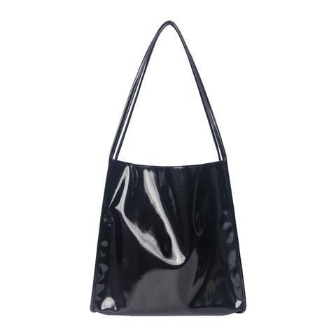 Vintage dames grote capaciteit dames boodschappentas lakleren dames schoudertassen casual effen kleur tote handtassen