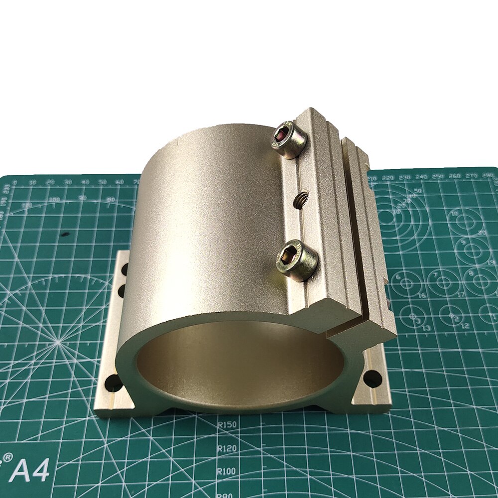 80Mm Cnc Spindel Armatuur Montagebeugel Cnc Spindel Motor Armatuur 0.8KW 1.5KW Frees Graveermachine Spindel