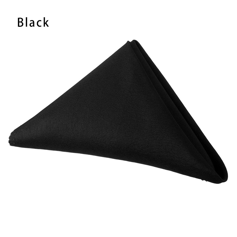 Tovaglioli per la cena rossi solidi: nero