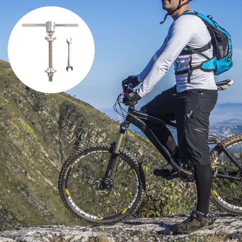 Pers in gereedschapset fiets headset trapas pers installatie gereedschap voor fiets