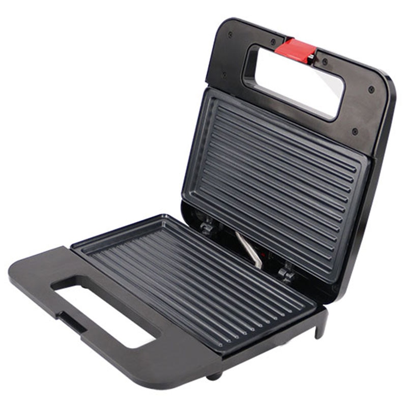 Elektrisk æg sandwich maker mini grill panini bageplader brødrister multifunktion non-stick morgenmadsmaskine eu stik