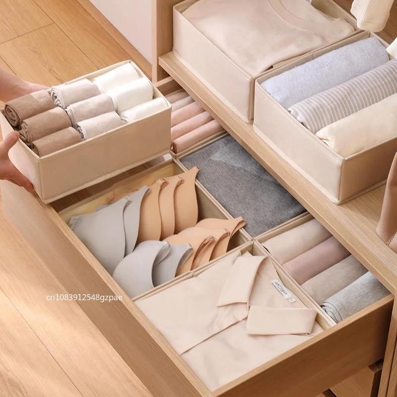 Organizadores de almacenamiento de armario con cajones, caja de almacenamiento de ropa para camisetas, Jeans, ropa interior, pantalones