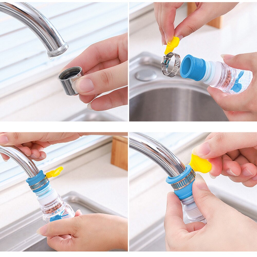 Universele 360-rotatie Kraan Waskolf Swivel Waterbesparende Economizer Hoofddouche Keukenkraan Nozzle Adapter Gootsteen Accessoires