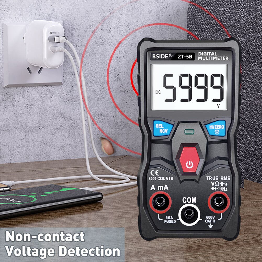Digital Multimeter Bluetooth Wireless Technology Smart T-RMS Voltmeter Ammeter Auto Range Analog Capacitor NCV Tester Car Tool