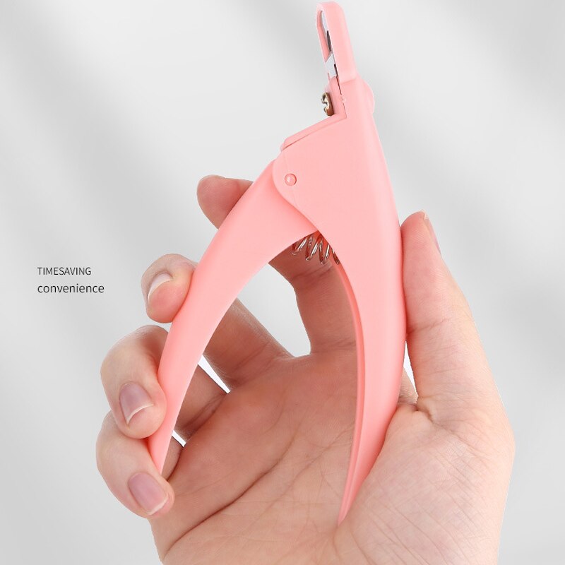 Coupe-ongles carré/rond/français, 1 pièce, coupe-ongle U Word, faux ongles Macaron, outils de manucure à faire soi-même
