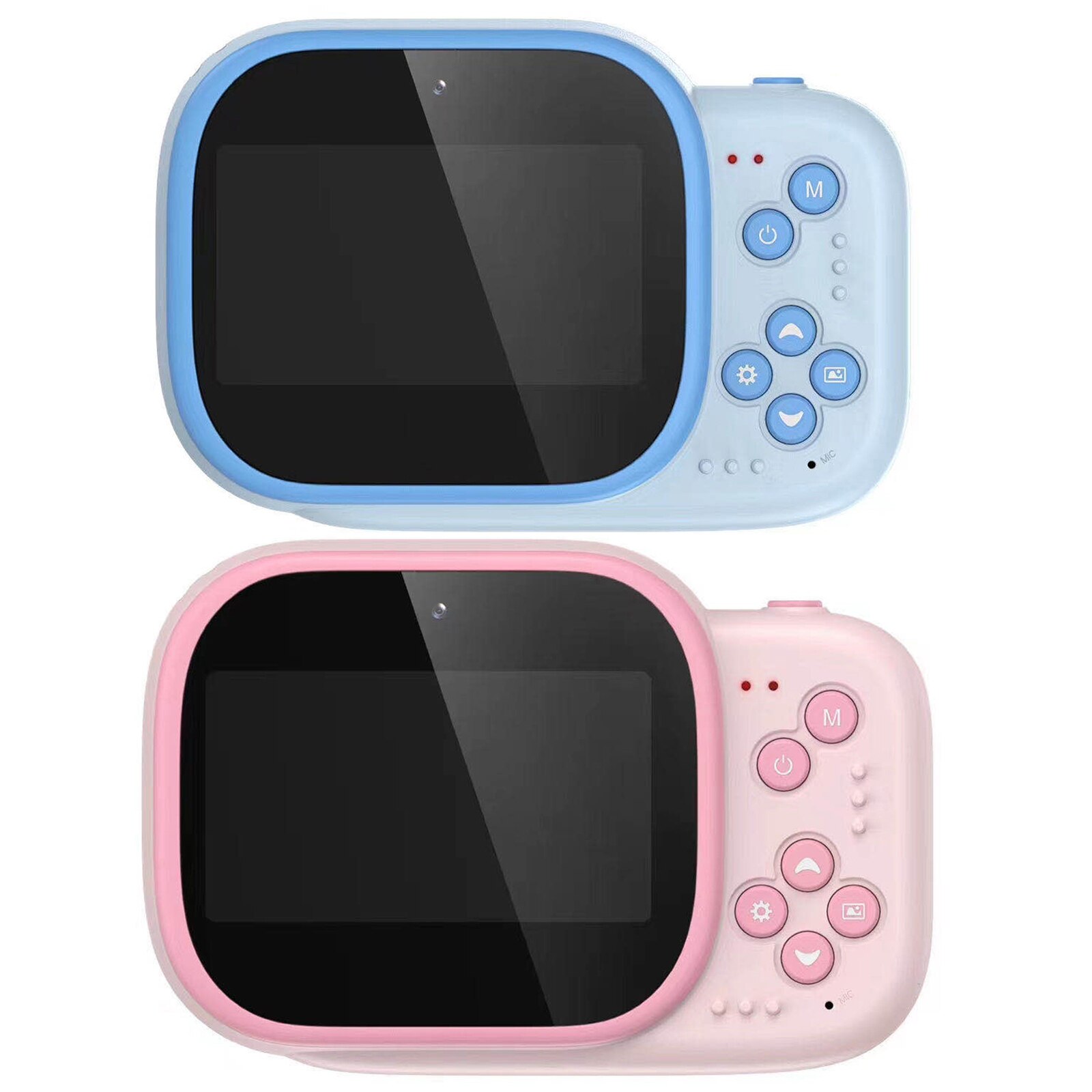 Instant Print Kids Camera Dual Camera Print Papier 3 Inch Scherm HD1080P Groothoek 100-Graden Kinderen tijdige Printing Camera