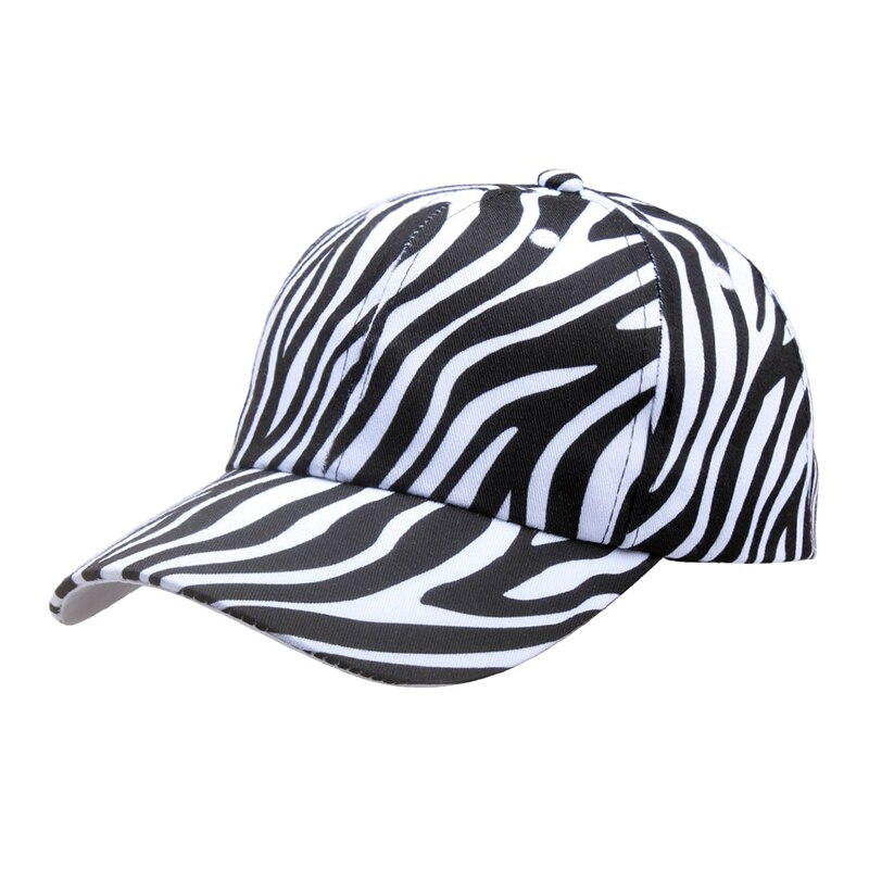 Baseballkappen mit zebramuster für damen und herren, stylische koreanische snapback-Kappen, verstellbare, lässige draussen-Kappen, Vati-Kappen, Tennis- und Sport-sonnenhüte