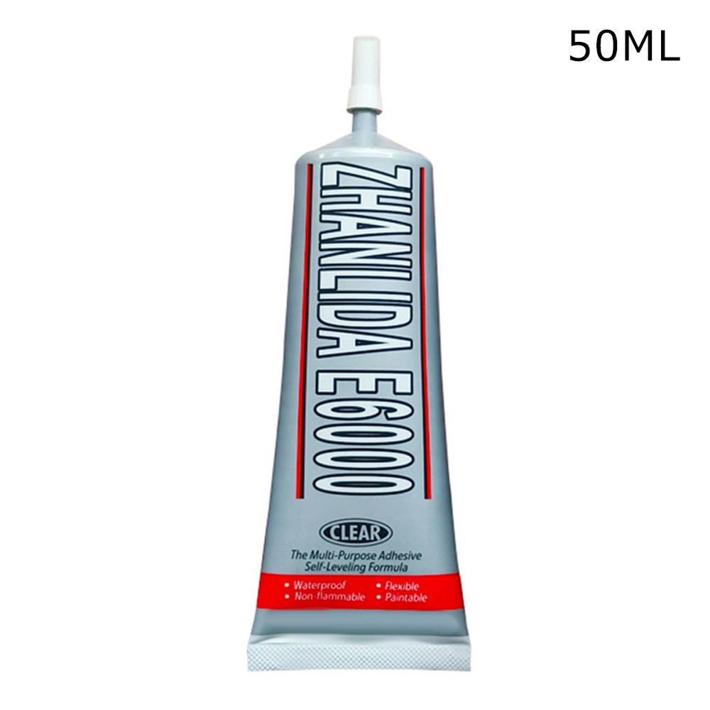 15/25/50/110ML E6000/E7000/T7000/T8000 Glue DIY Crystals Jewellery Tool Glue Strength Adhesive Liquid Glue For Craft Work Making: E6000 50ML