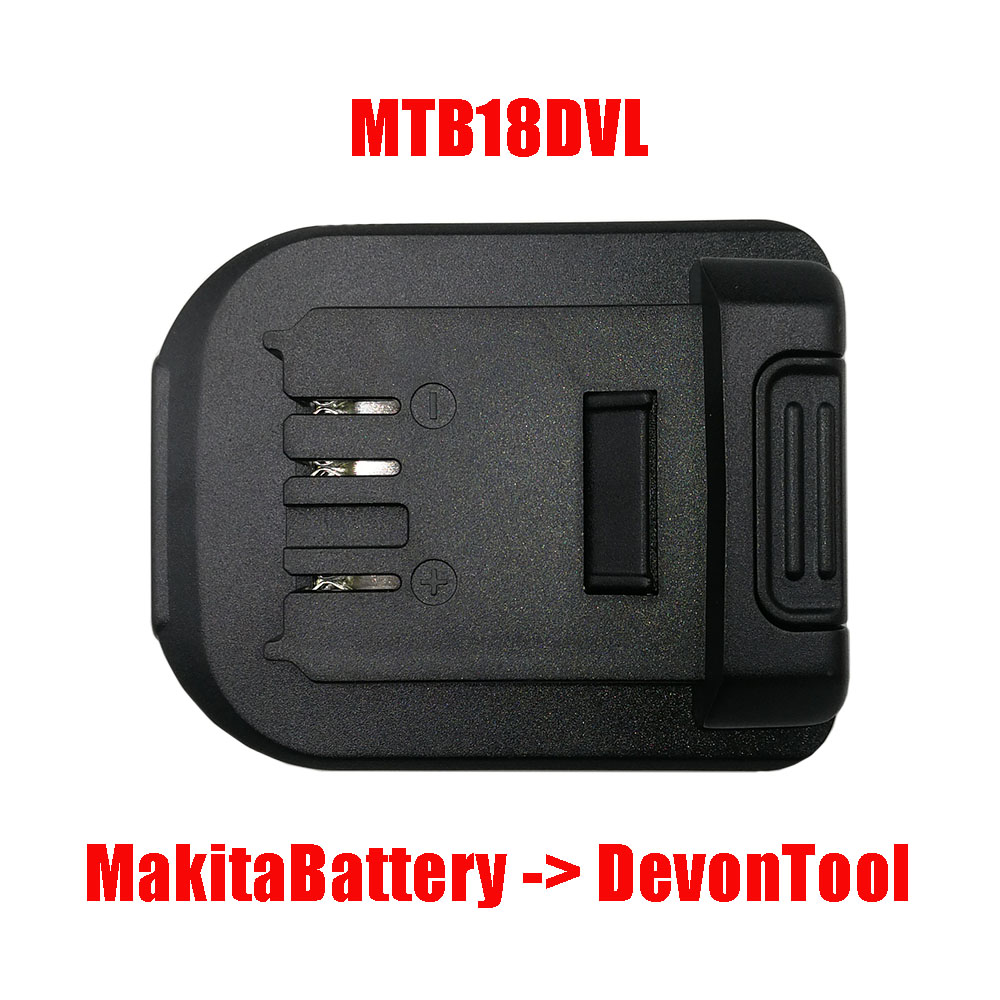 Mtb 18 dvl adapter-konverter mtb 20 dvl kann makita 18v li-ion akku  bl1830 bl1815 bl1845 bl1860 on devon elektrowerkzeuge verwenden