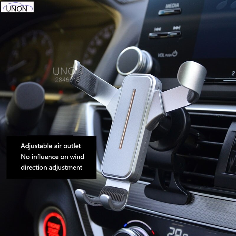 For Honda Accord Civic Crv Breeze Avancier Odyssey Fit Mobile Phone Vehicle Mounts: silver 2pcs